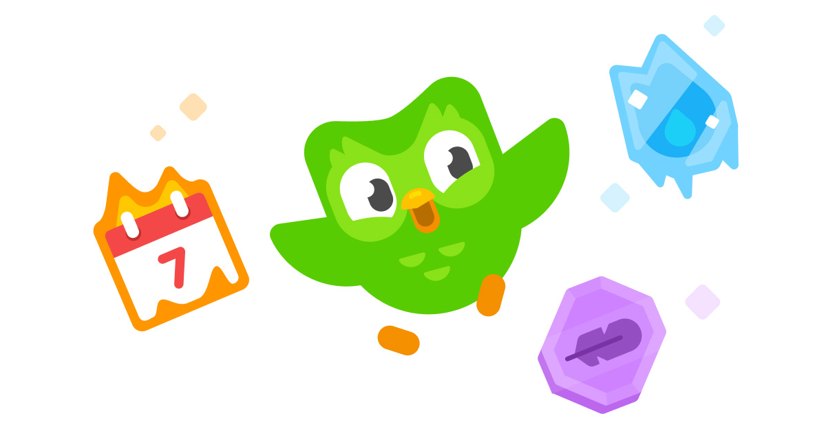 شعار Duolingo